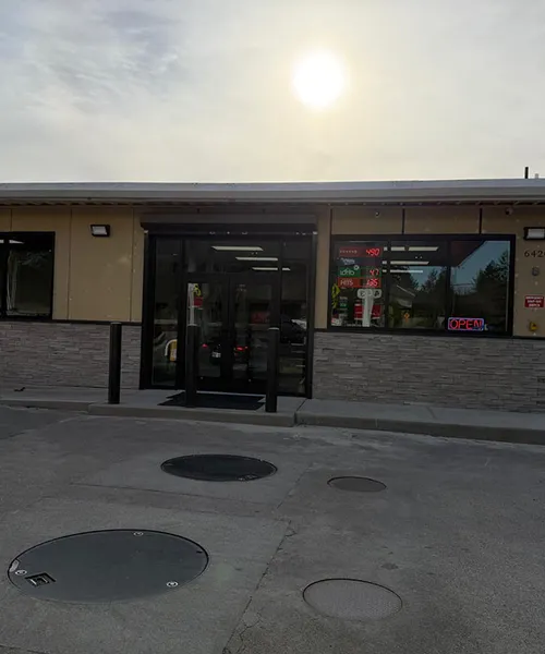 Sidewalk and curb gutter repair in Shell Gas Station in Newcastle 